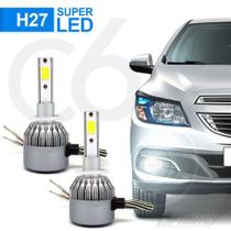 Par Lâmpadas Automotiva H27 Super Led C6 Cooler 6000k 7200 Lumens Full Branca Par Lâmpadas Automotiva H27 Super Led C6 Cooler 6000k 7200 Lumens Full Branca