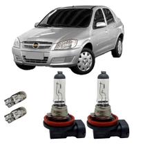 Par Lâmpadas Farol Milha Halógena 12V GM Prisma 2006 A 2012