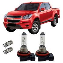 Par Lâmpadas Farol Milha Halógena 12V GM S10 2012 A 2016