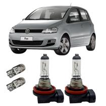 Par Lâmpadas Farol Milha Halógena 12V VW Fox 2010 Em Diante