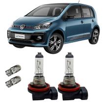 Par Lâmpadas Farol Milha Halógena Amarela 12V Carro UP Todos