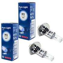 Par Lâmpadas H1 Bosch Pure Light Halógena Farol 12V 55W Par Lâmpadas H1 Bosch Pure Light Halógena Farol 12V 55W