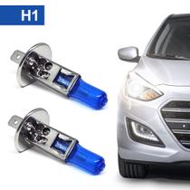 Par Lâmpadas H1 Farol Alto Hyundai I30 Super Branca Halogena Barato Custo Benefício 2009 2010 2011 2012 2013