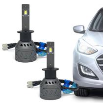 Par Lâmpadas H1 Farol Alto Peugeot 207 Ultra Led 10000 Lumens Canbus Canceller Não Acusa Inmetro