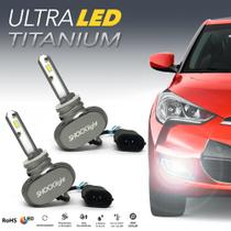 Par Lâmpadas H27 Farol Milha Prisma 2013 2014 2015 2016 Ultra Led Shocklight 10000 Lumens Forte Branco Efeito Xenon