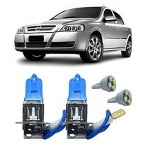 Par Lâmpadas H3 12V 55W Super Branca 4300K Astra 1999 A 2012
