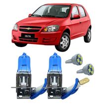 Par Lâmpadas H3 12V 55W Super Branca 4300K Celta 2000 A 2005