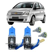 Par Lâmpadas H3 12V 55W Super Branca 4300K Chevrolet Meriva