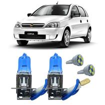 Par Lâmpadas H3 12V Super Branca 4300K Corsa 2002 A 2012