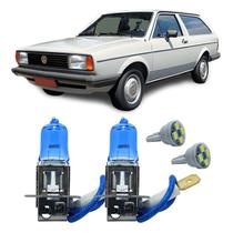 Par Lâmpadas H3 12V Super Branca 4300K Parati 1992 A 1999 Par Lâmpadas H3 12V Super Branca 4300K Parati 1992 A 1999