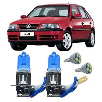 Par Lâmpadas H3 55W 12V Super Branca 4300K Gol 2005 A 2009