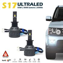 Par Lâmpadas H3 Farol Milha Bora Ultra Led 10000 Lumens Canbus Canceller Branco Forte 2000 2001 2002 2003 2004 2005