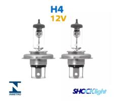 Par Lampadas H4 Farol alto e baixo Shocklight 60w/55w Halogenas 12v Par Lampadas H4 Farol alto e baixo Shocklight 60w/55w Halogenas 12v