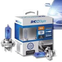 Par Lâmpadas H4 Super Branca 8500k 12v 60/55w Efeito Xênon