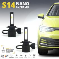 Par Lâmpadas H7 Farol Baixo Ford Focus 2010 2011 2012 2013 2014 2015 Super Led Mini Nano 6000k Sem Adaptar Furar Tampa Shocklight S14