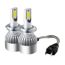 Par Lâmpadas H7 Super Led C6 Branca 6000K 7200Lm Par Lâmpadas H7 Super Led C6 Branca 6000K 7200Lm