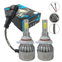 Par Lâmpadas H9012 Led 38w 12v 6000K Branco 3200lm M7 Original Headlight Jh0m7h9012 com Cabo Tipo Cadarço