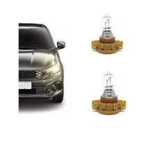 Par Lâmpadas Halogenas H16 12V 24w Transparente Farol Milha Par Lâmpadas Halogenas H16 12V 24w Transparente Farol Milha