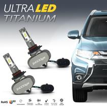Par Lâmpadas HB3 Farol Alto Subaru Outback Ultra Led Titanium 10000 Lumens Forte Branco Efeito Xenon 2006 2007 2008 2009