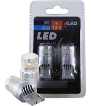 Par Lampadas Led Automotivo Mini 23 Leds Super Branca T20 1p
