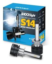 Par Lampadas Nano Farol S14 H1 Shocklight 6000K 32W 3600Lm