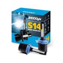Par Lâmpadas Nano Headlight S14 H15 Shocklight 6000k 12v 32w 3600lm