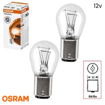 Par Lampadas Para Lanterna - Freio - Ré Original 12v ou 24v 21w 1 Polo ou 2 polo Fiat - Volkswag