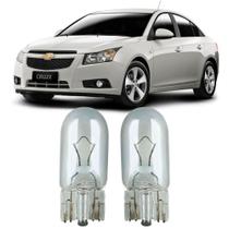 Par Lâmpadas Pingo Original Esmagada T10 12v 5w 2825 Chevrolet Cruze Faroleta Teto Placa Lanterna