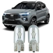 Par Lâmpadas Pingo Original Esmagada T10 12v 5w 2825 Fiat Pulse Faroleta Teto Placa Lanterna
