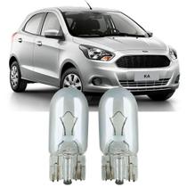 Par Lâmpadas Pingo Original Esmagada T10 12v 5w 2825 Ford KA Faroleta Teto Placa Lanterna