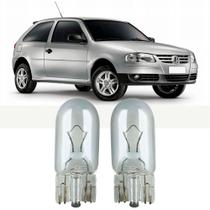 Par Lâmpadas Pingo Original Esmagada T10 12v 5w 2825 Gol G4 Faroleta Teto Placa Lanterna