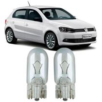 Par Lâmpadas Pingo Original Esmagada T10 12v 5w 2825 Gol G6 Faroleta Teto Placa Lanterna