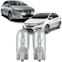 Par Lâmpadas Pingo Original Esmagada T10 12v 5w 2825 Honda City Todos Faroleta Teto Placa Lanterna