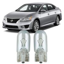 Par Lâmpadas Pingo Original Esmagada T10 12v 5w 2825 Sentra Faroleta Teto Placa Lanterna