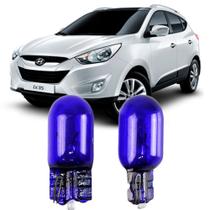 Par Lâmpadas Pingo Super Branca Esmagada T10 IX35 Antiga Faroleta Teto Placa Lanterna