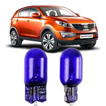 Par Lâmpadas Pingo Super Branca Esmagada T10 Kia Sportage Faroleta Teto Placa Lanterna