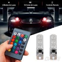 Par Lâmpadas Pingo T10 Led RGB 16 Cores Controle Lanterna