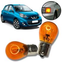 Par Lâmpadas Pisca Seta 1 Polo Ambar Nissan March 2011/2014 Par Lâmpadas Pisca Seta 1 Polo Ambar Nissan March 2011/2014