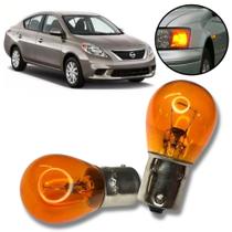 Par Lâmpadas Pisca Seta 1 Polo Ambar Nissan Versa 2011/2014 Par Lâmpadas Pisca Seta 1 Polo Ambar Nissan Versa 2011/2014