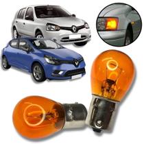 Par Lâmpadas Pisca Seta 1 Polo Ambar Renault Clio 2015/2018 Par Lâmpadas Pisca Seta 1 Polo Ambar Renault Clio 2015/2018