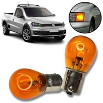 Par Lâmpadas Pisca Seta 1 Polo Ambar VW Saveiro G6 Todos Par Lâmpadas Pisca Seta 1 Polo Ambar VW Saveiro G6 Todos