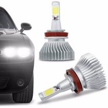 Par Lâmpadas Super LED 2D H11 6000K 6400LM Shocklight Headlight Efeito Xênon Carro Moto