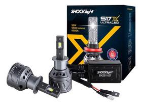 Par lâmpadas super led s17x shocklight 5500lm 6500k 9-32v encaixes Par lâmpadas super led s17x shocklight 5500lm 6500k 9-32v encaixes