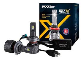 Par lâmpadas super led s17x shocklight 5500lm 6500k 9-32v encaixes Par lâmpadas super led s17x shocklight 5500lm 6500k 9-32v encaixes