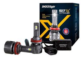 Par lâmpadas super led s17x shocklight 5500lm 6500k 9-32v encaixes Par lâmpadas super led s17x shocklight 5500lm 6500k 9-32v encaixes