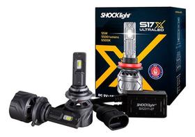 Par lâmpadas super led s17x shocklight 5500lm 6500k 9-32v encaixes Par lâmpadas super led s17x shocklight 5500lm 6500k 9-32v encaixes
