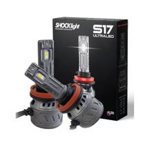 Par Lâmpadas Ultraled S17 Nano H8/H9/H11/H16-2 Shocklight 6000k 12v 55w 5000lm