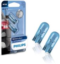 Par Lâmpadas W5W Philips BlueVision Pingão Sinalização