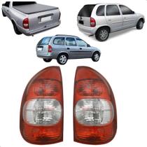Par Lanterna Corsa Pickup Wagon Super e Milenium 4P Bicolor Par Lanterna Corsa Pickup Wagon Super e Milenium 4P Bicolor