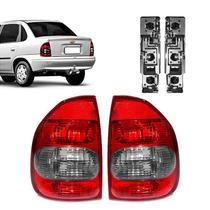 Par Lanterna Corsa Sedan Classic 2000 A 2010 Fume + Soquete Par Lanterna Corsa Sedan Classic 2000 A 2010 Fume + Soquete